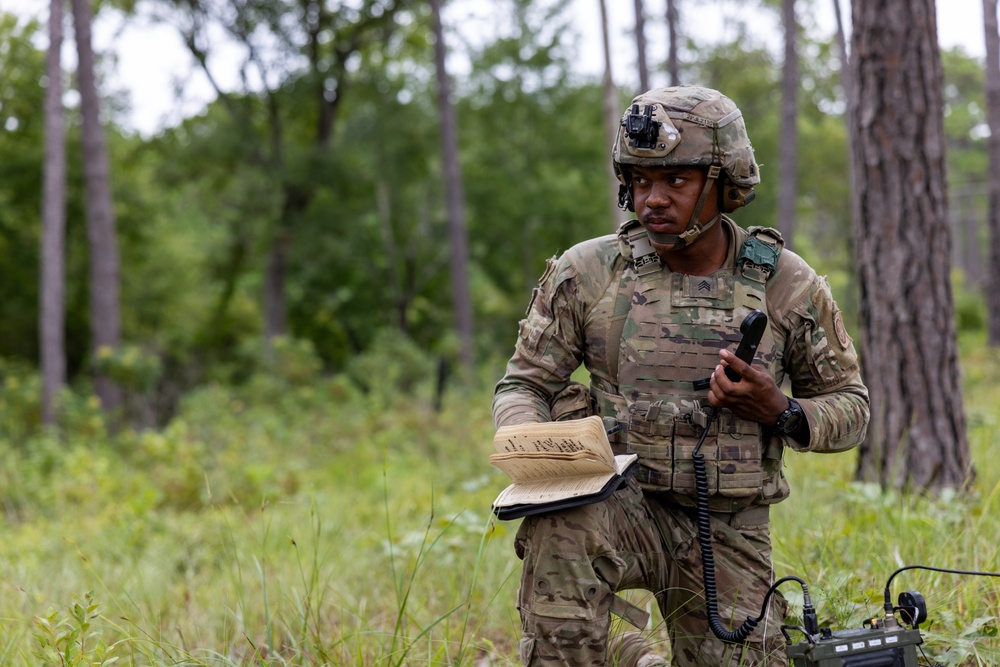 Marines with Infantry Unit Leaders Course participate in a combined arms live fire exercise