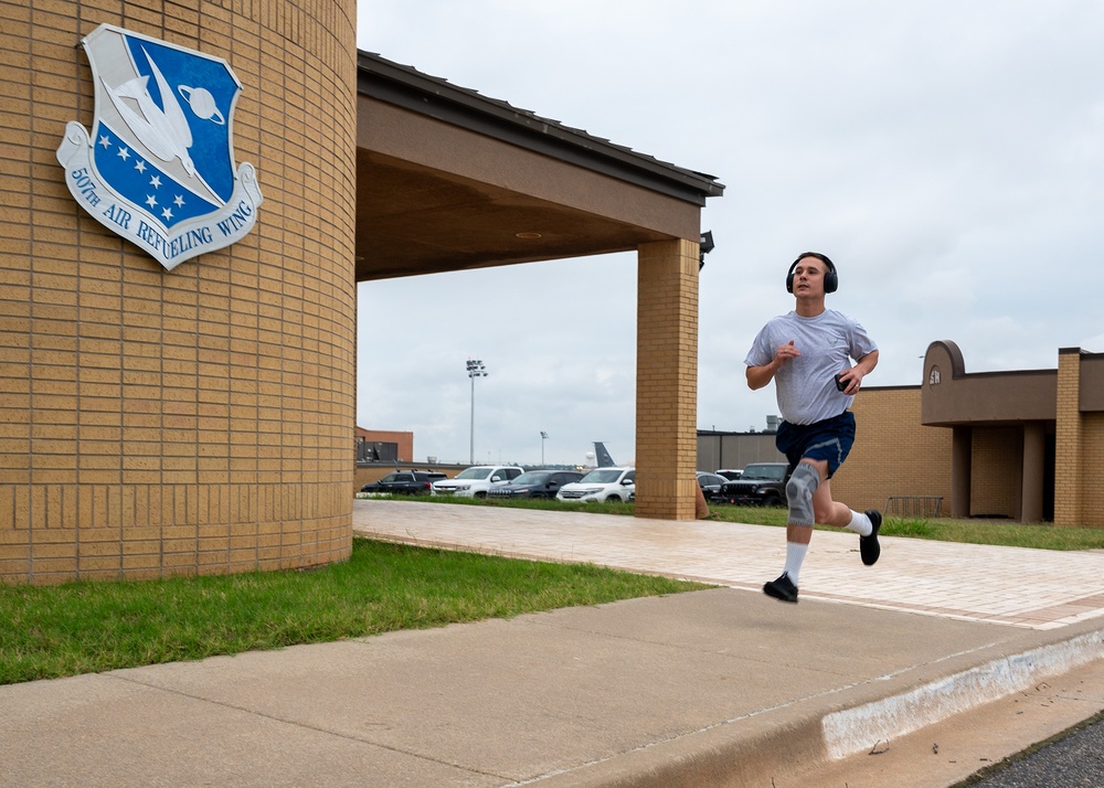 507th ARW Airman Break Base Plank Record