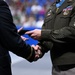 Soldiers Don Green Beret During Special Forces Graduation
