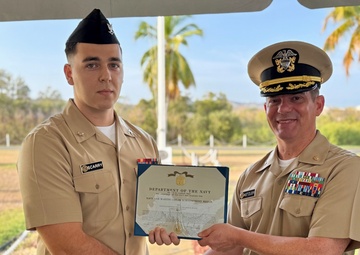 August Awards Ceremony Highlights Sailors' Accomplishments