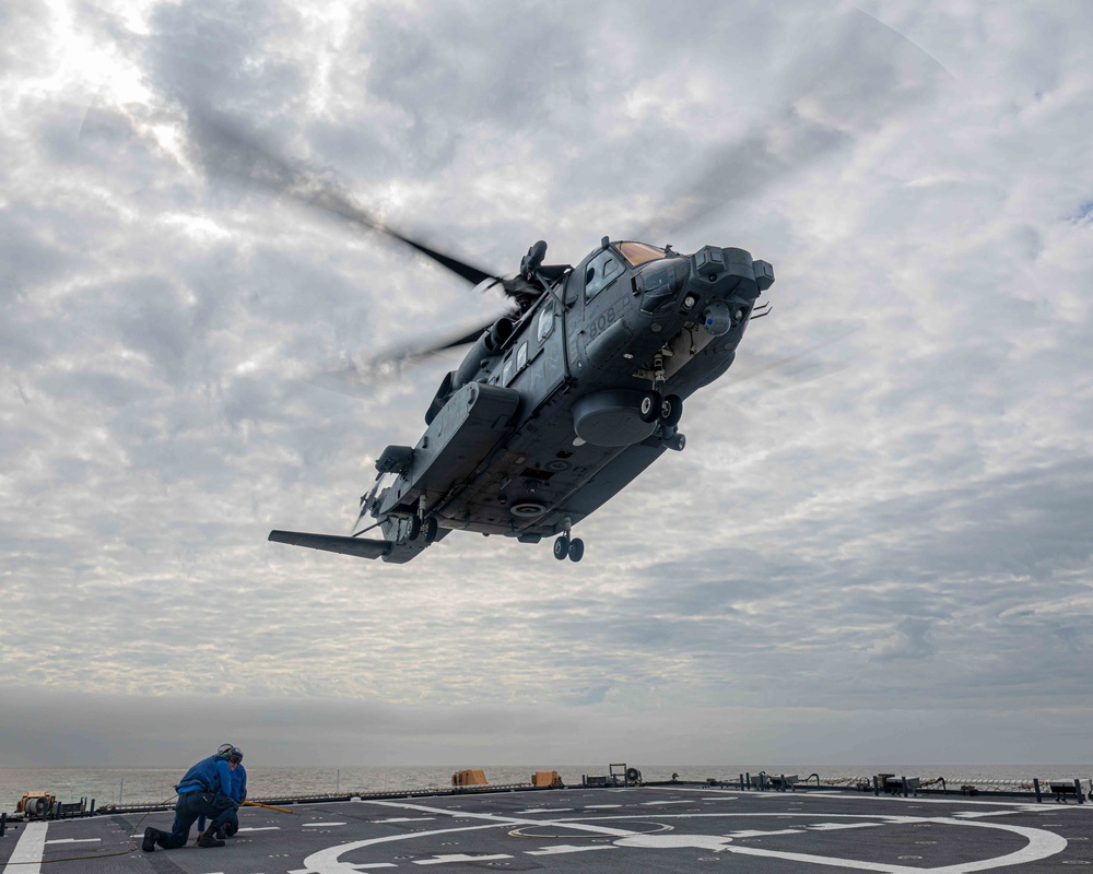 U.S. Allies and Partners integrate in the Bering Sea