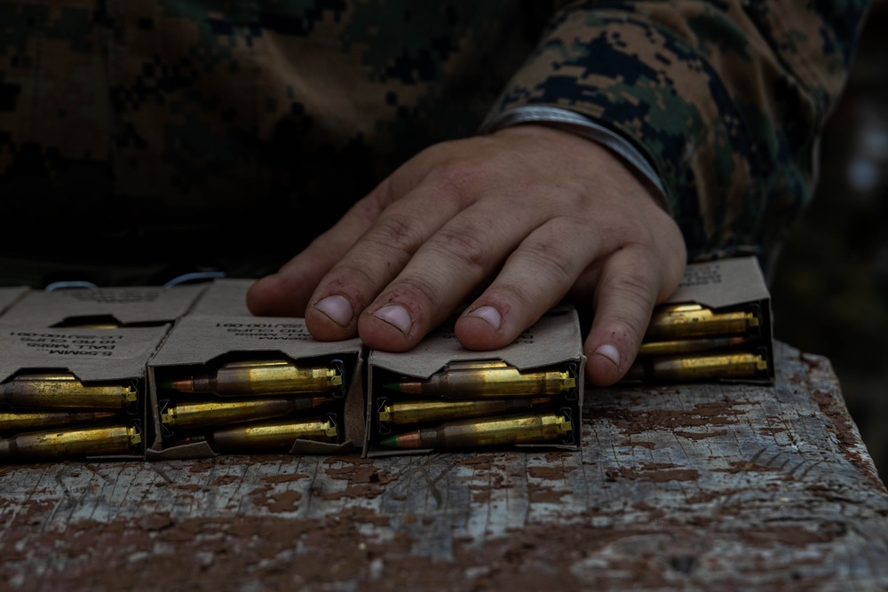 U.S. Marines complete range training during ARCTIC EDGE 2025