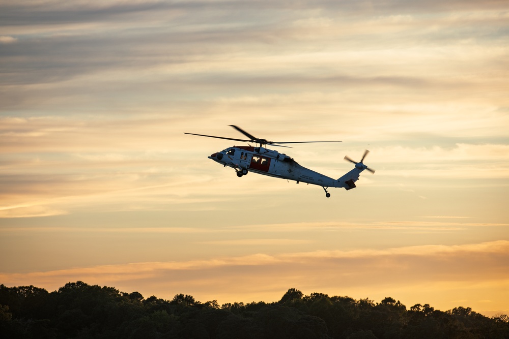 Patuxent River Search and Rescue train