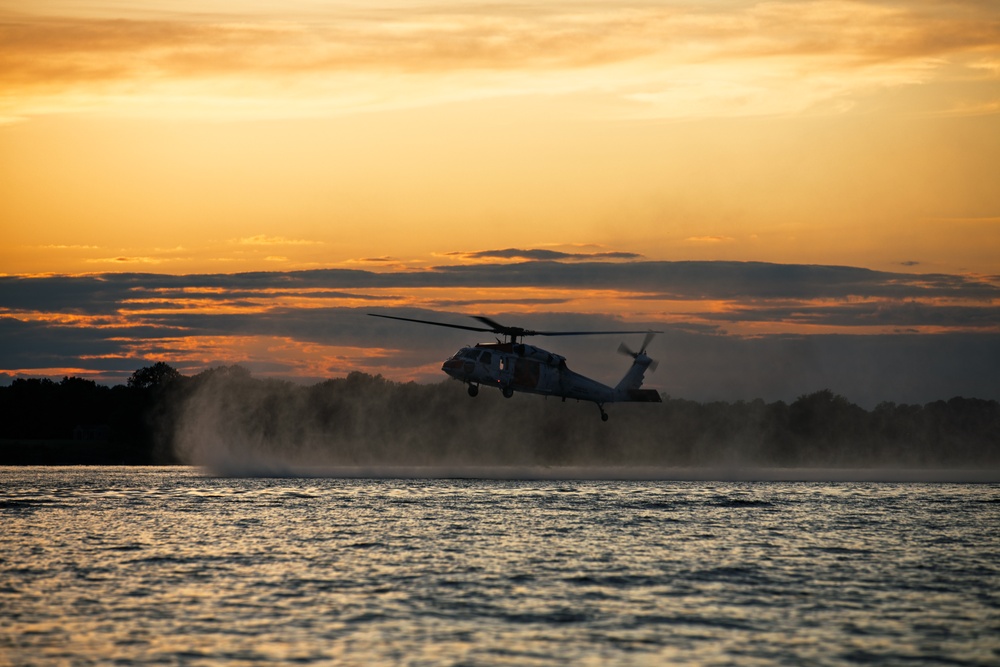 Patuxent River Search and Rescue train
