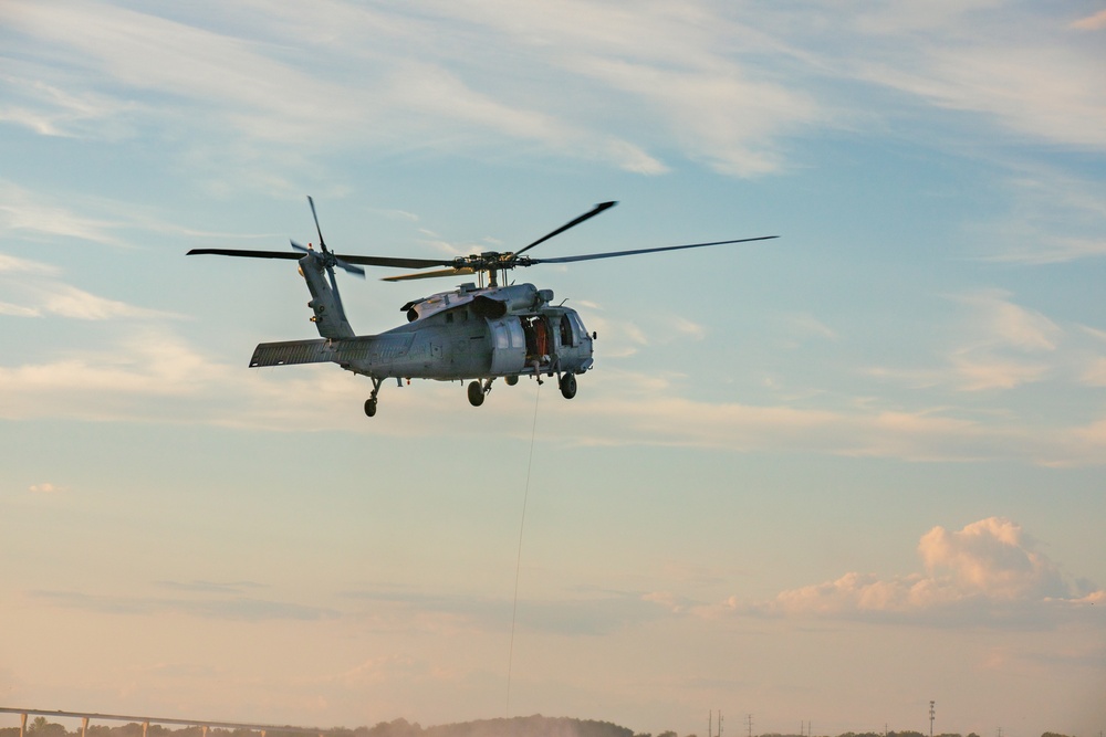 VX-1 conducts search and rescue operations over Patuxent River