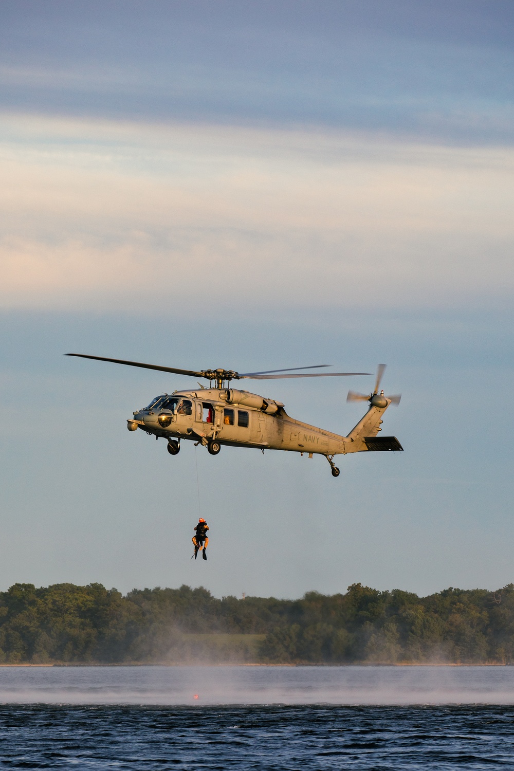 VX-1 conducts search and rescue operations over Patuxent River