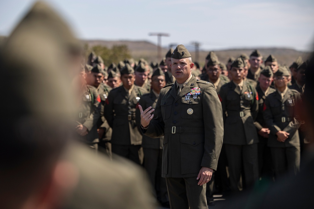 US Marines Take Part in Composite Ceremony