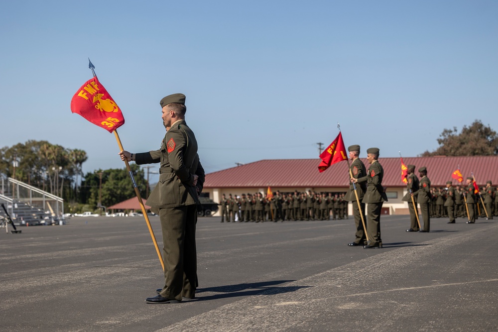 US Marines Take Part in Composite Ceremony