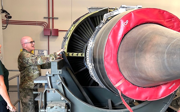 940 ARW MXG Conducts Tour with Honorary Commander