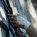 V35 and V11 Marines conduct lead climbing during Assault Climbers Course