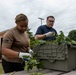 Sailors Help Clean Community Garden during Springfield-Branson Navy Weak