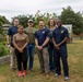 Sailors Help Clean Community Garden During Springfield-Branson Navy Weak