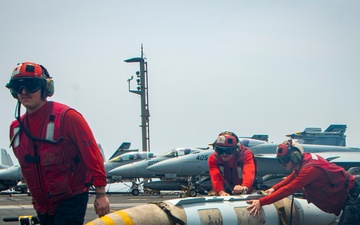Nimitz Uploads Ordnance