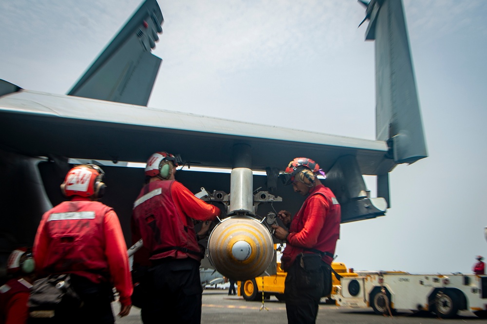 Nimitz Uploads Ordnance