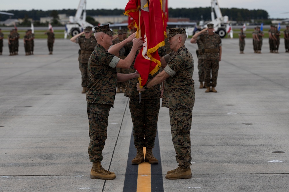 2nd Marine Aircraft Wing change of command ceremony 2025