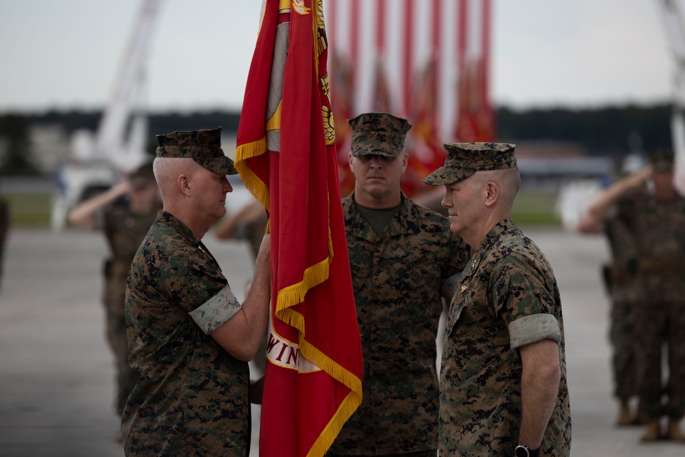 2nd Marine Aircraft Wing change of command ceremony 2025