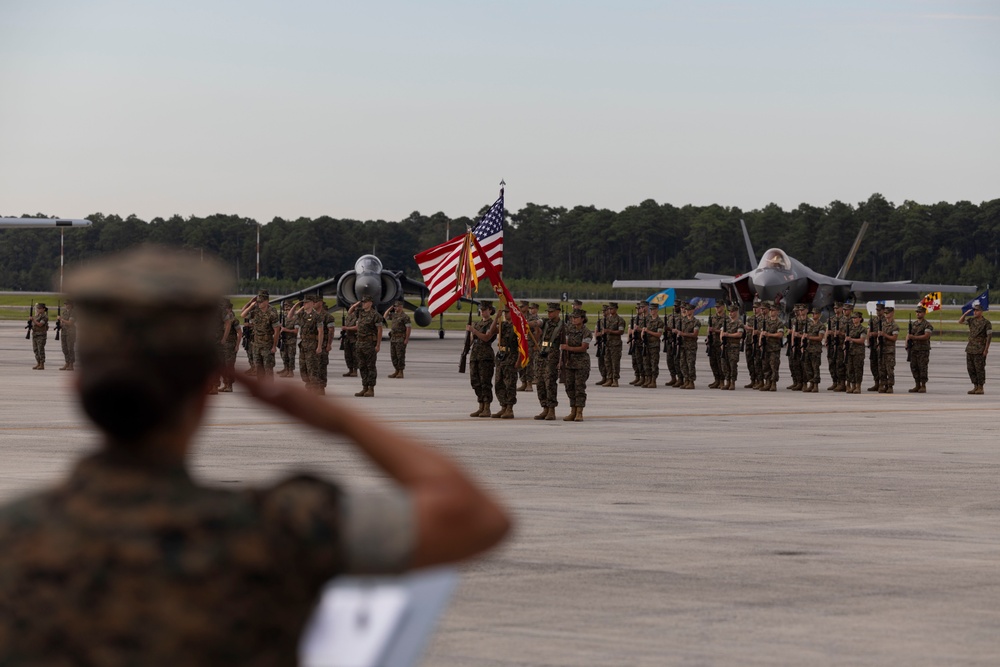 2nd Marine Aircraft Wing change of command ceremony 2025