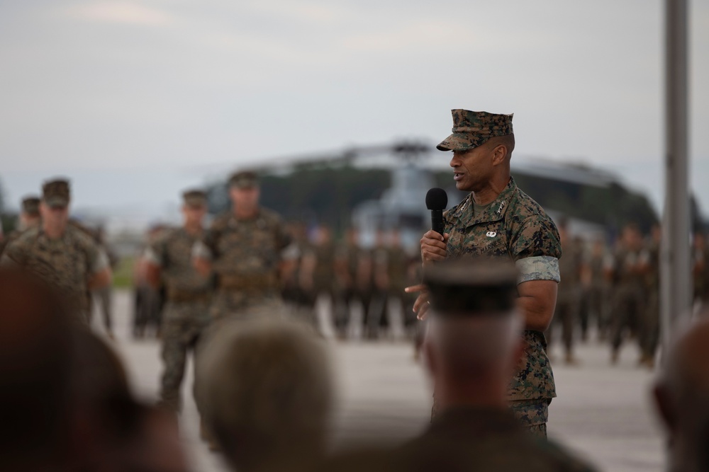 2nd Marine Aircraft Wing change of command ceremony 2025