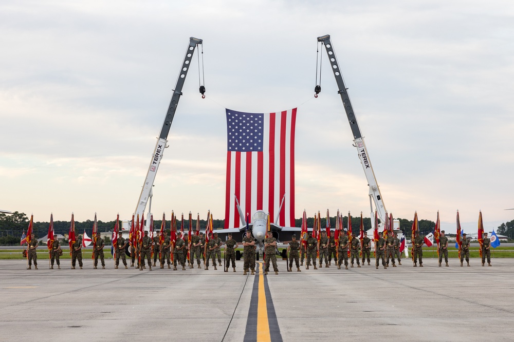 2nd Marine Aircraft Wing Change of Command Ceremony 2025