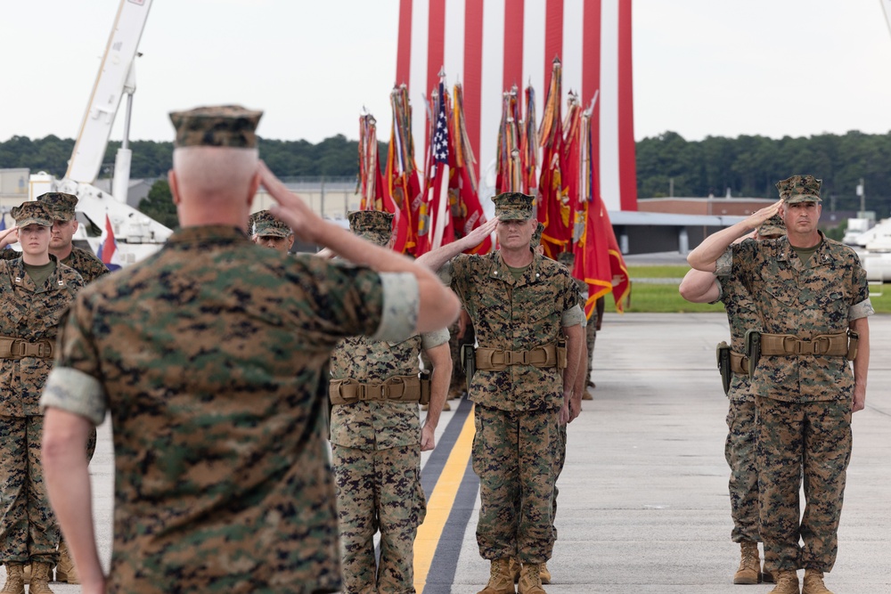 2nd Marine Aircraft Wing Change of Command Ceremony 2025