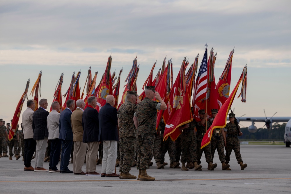 2nd Marine Aircraft Wing change of command ceremony 2025