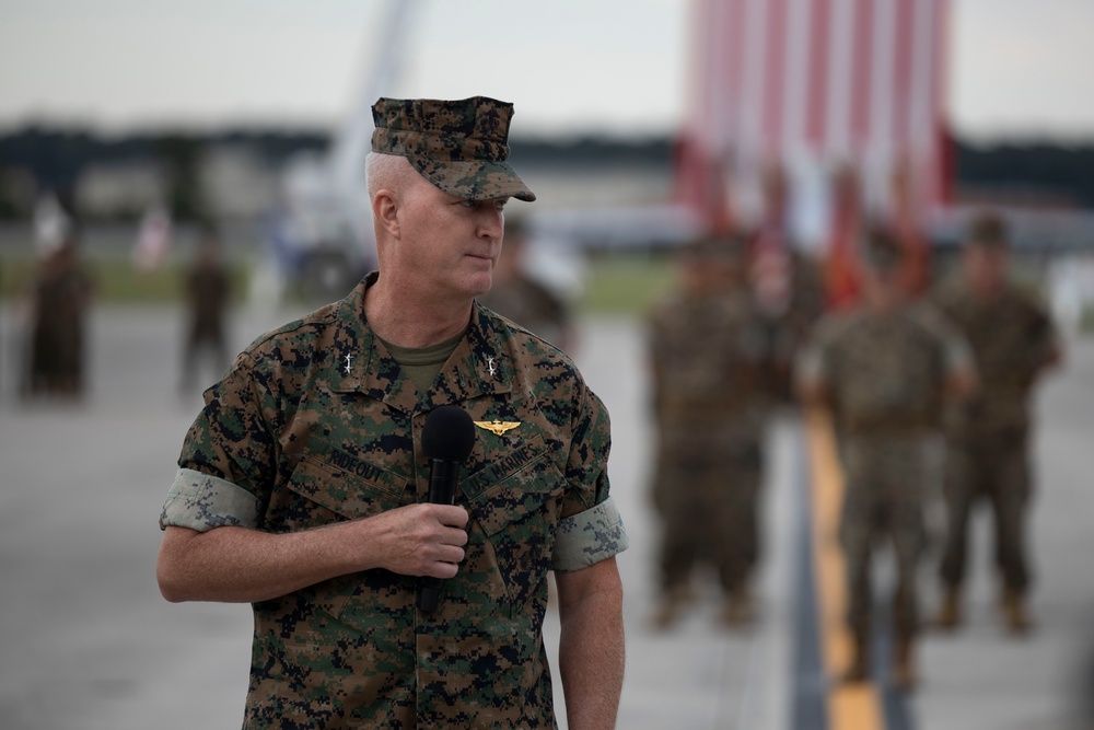 2nd Marine Aircraft Wing change of command ceremony 2025