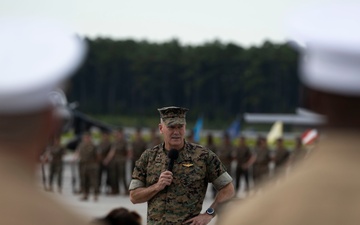 2nd Marine Aircraft Wing change of command ceremony 2025