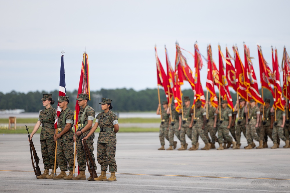2nd Marine Aircraft Wing change of command ceremony 2025