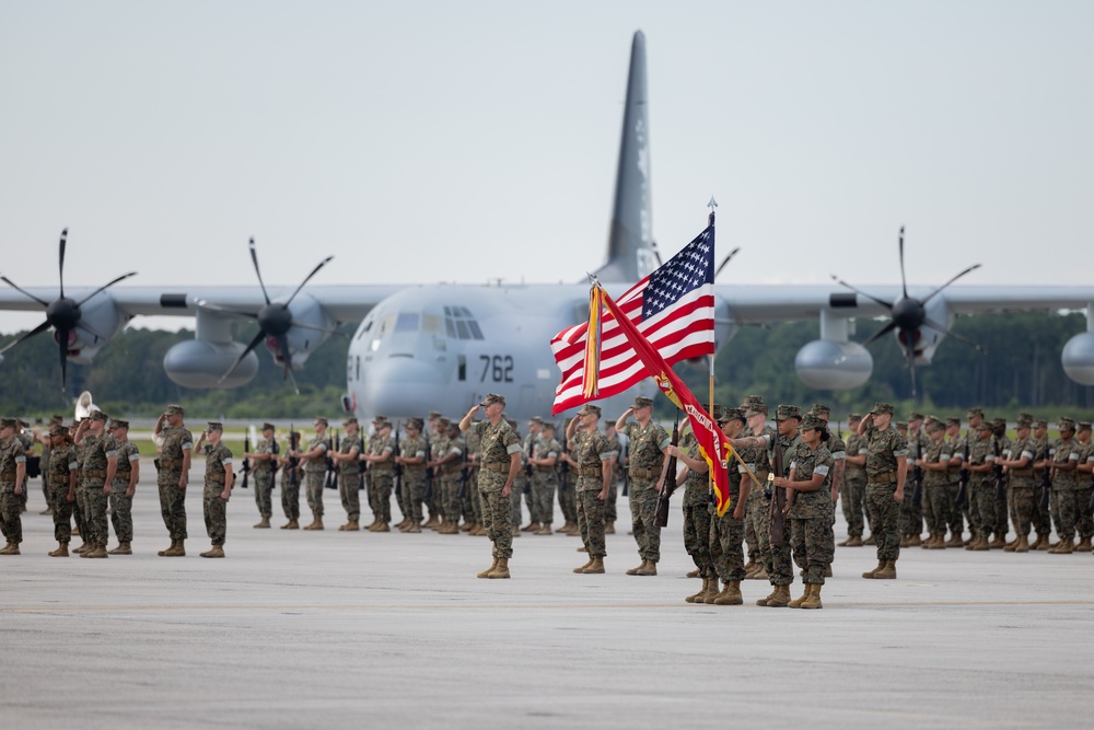 2nd Marine Aircraft Wing change of command ceremony 2025