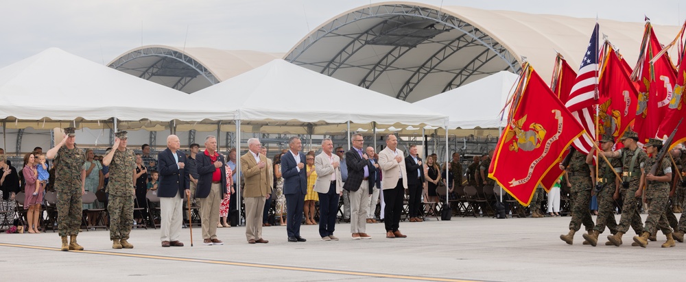 2nd Marine Aircraft Wing change of command ceremony 2025