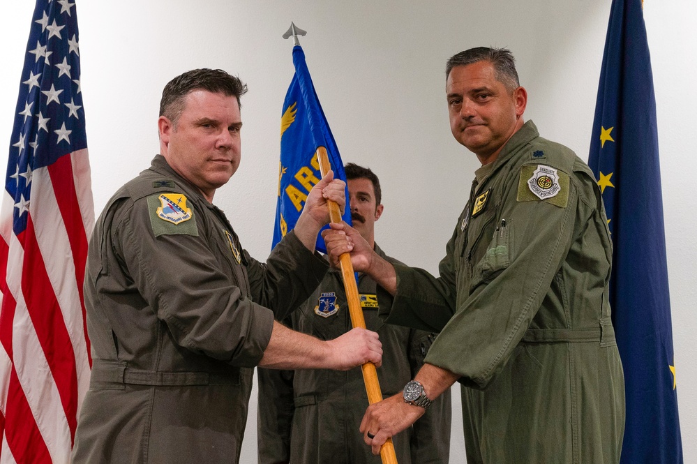 Lt. Col. Binkley takes command of the 168th Air Refueling Squadron