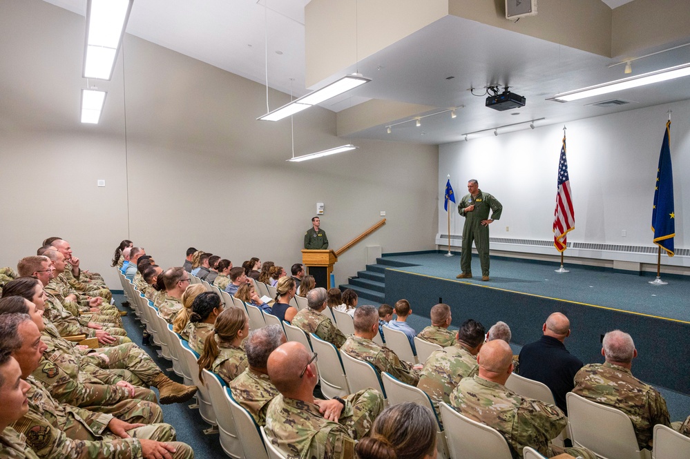 Lt. Col. Binkley takes command of the 168th Air Refueling Squadron