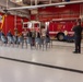 Camp Blaz Firefighters participate in a promotion ceremony