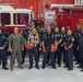Camp Blaz Firefighters participate in a promotion ceremony