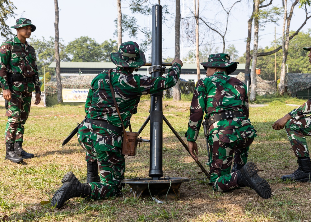 Super Garuda Shield 2025 mortar training