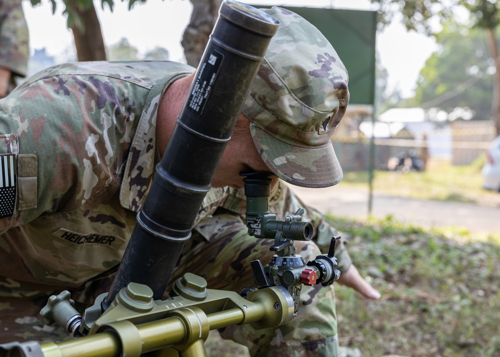 Super Garuda Shield 2025 mortar training
