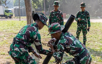 Super Garuda Shield 2025 mortar training