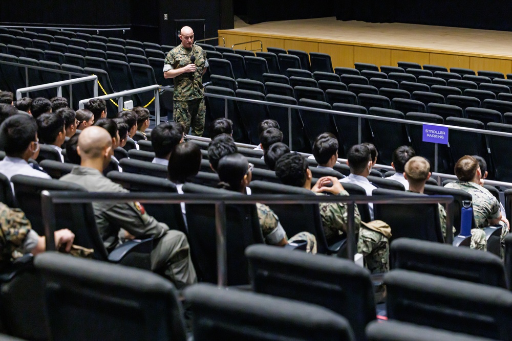 JASDF Cadets Tour MCAS Iwakuni