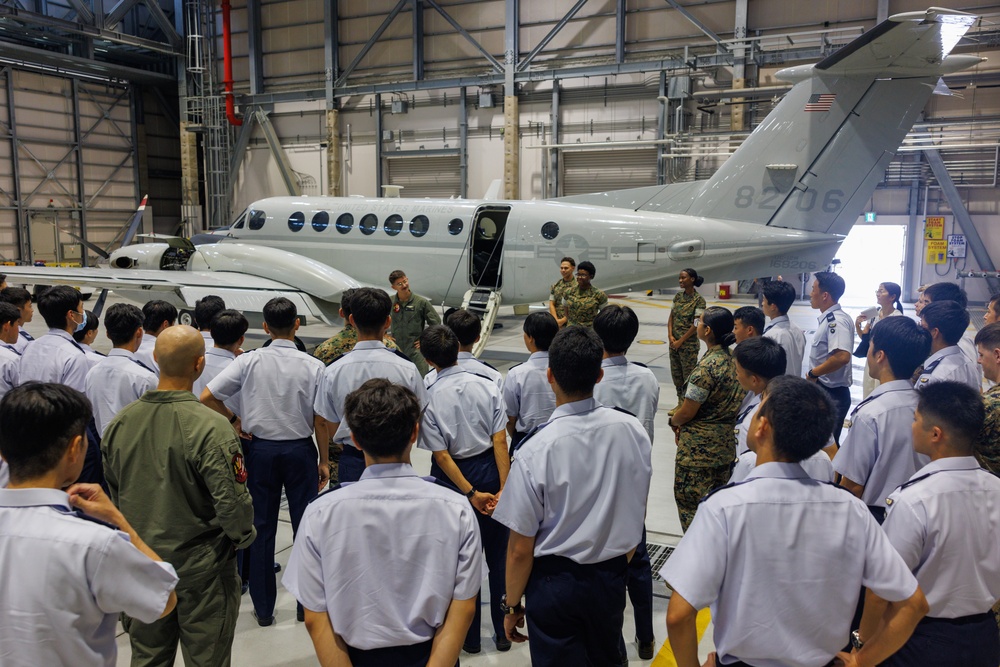 JASDF Cadets Tour MCAS Iwakuni