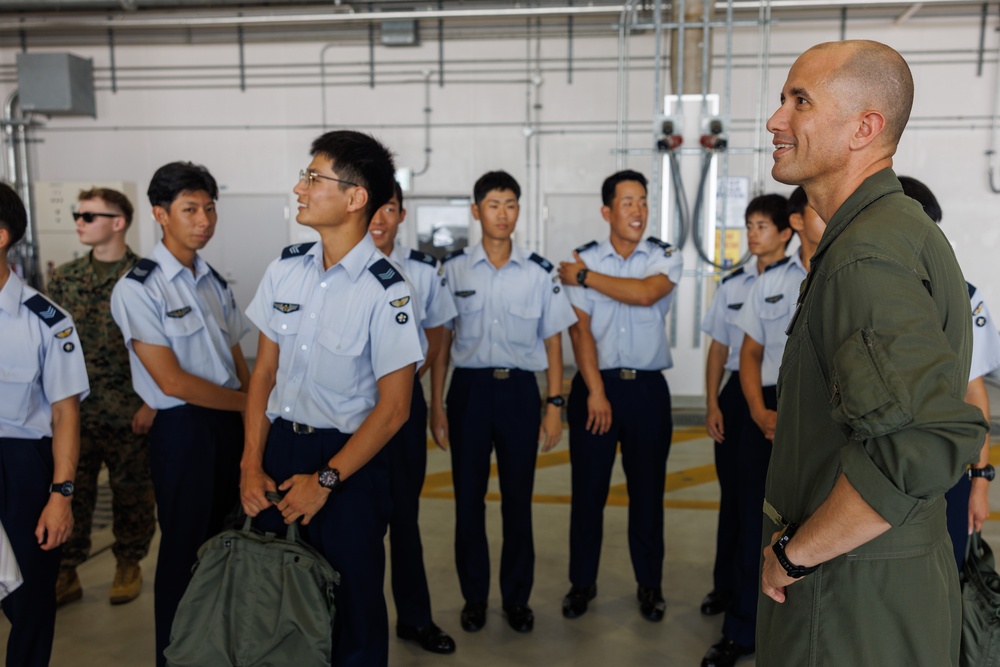JASDF Cadets Tour MCAS Iwakuni