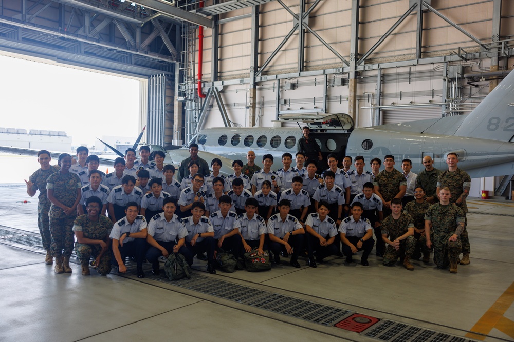 JASDF Cadets Tour MCAS Iwakuni