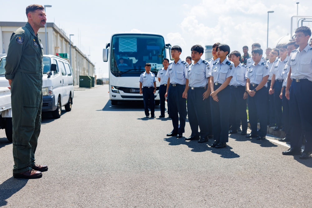 JASDF Cadets Tour MCAS Iwakuni