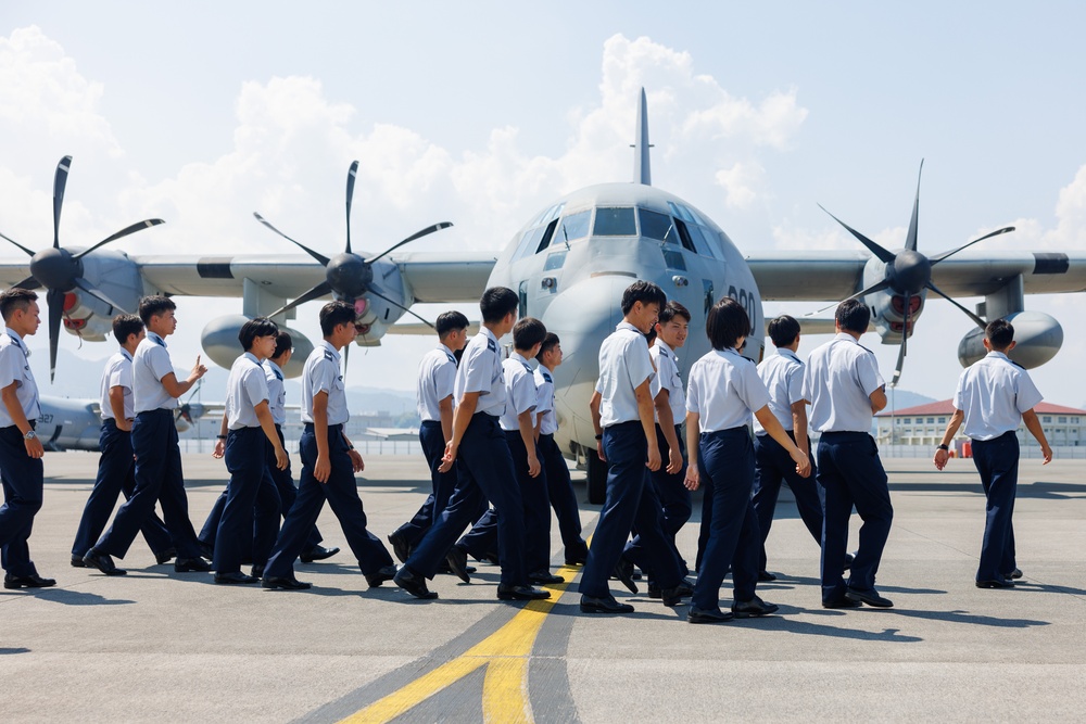 JASDF Cadets Tour MCAS Iwakuni