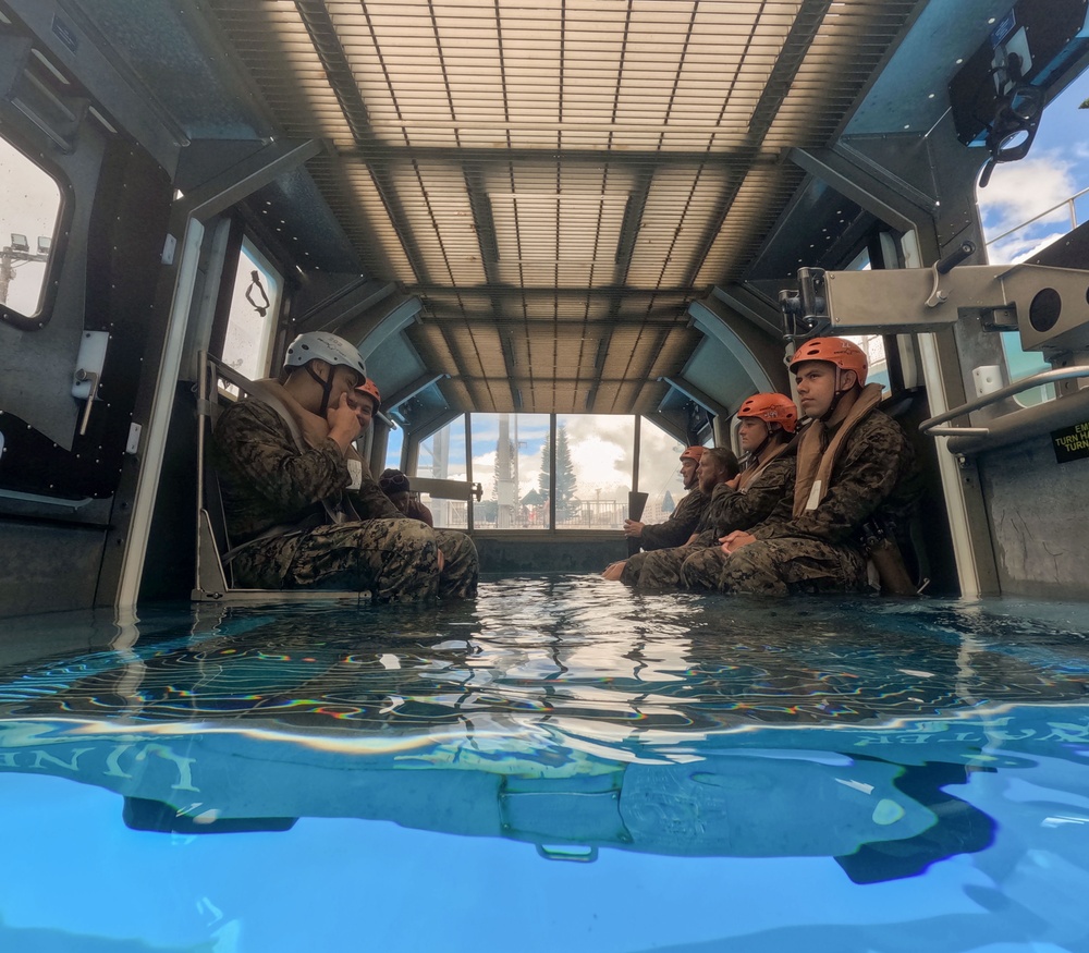 III MEF Marines participate in underwater egress training