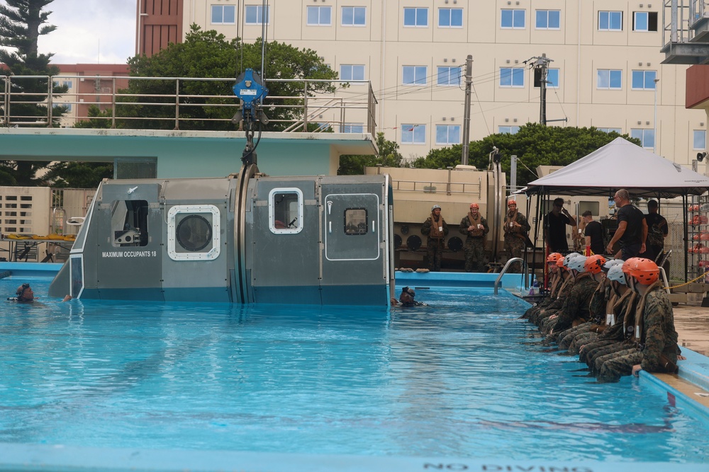 III MEF Marines participate in underwater egress training