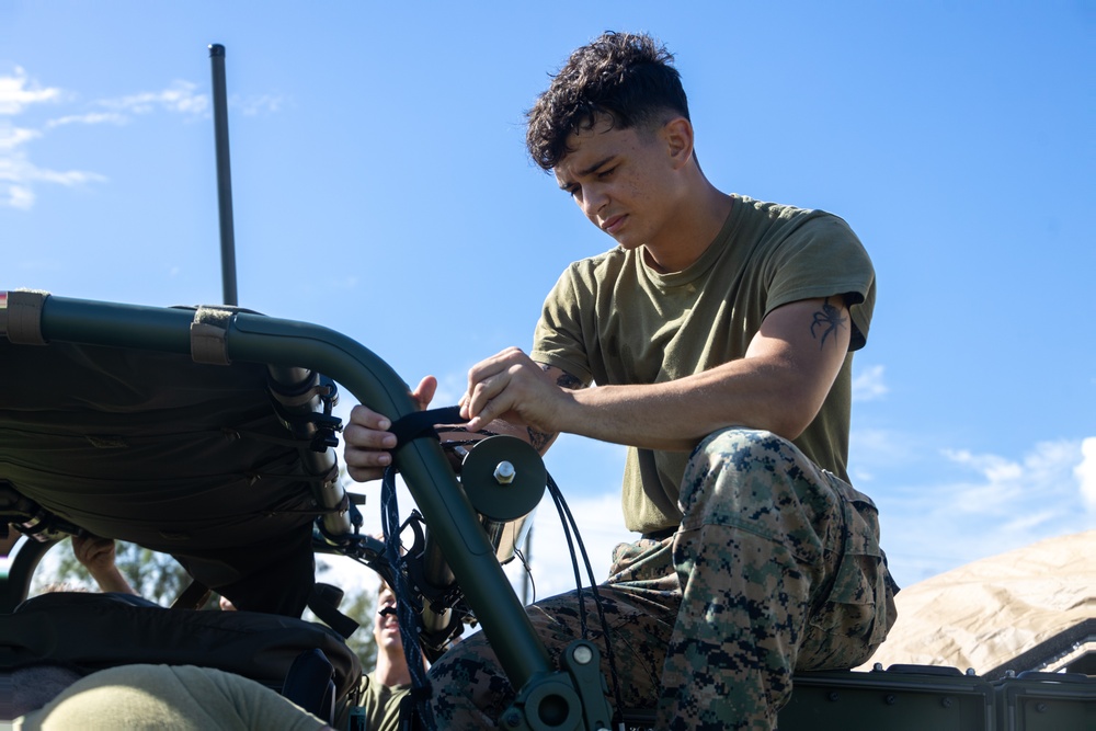 MASS-2 Marines prepare ULTV for aerial transport