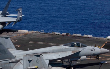 George Washington Conducts Flight Operations