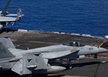 George Washington Conducts Flight Operations
