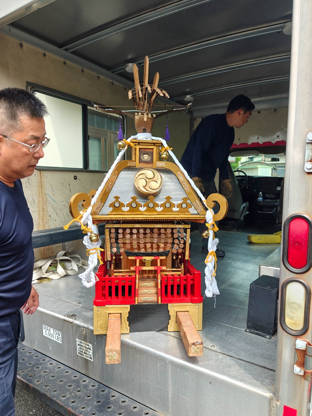 Blessings in a new home: mikoshi shrines find renewed purpose at Yokota Passenger Terminal