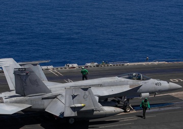 George Washington Conducts Flight Operations